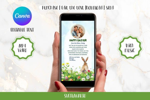 Animated Easter Family Greeting Card: A Fresh Take on Holiday Connections