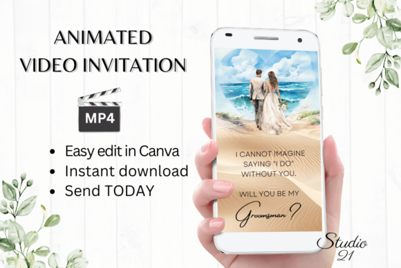 Beach Groomsman Proposal: Your Digital Invitation Guide