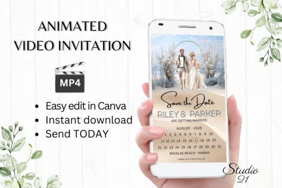 Beach Wedding Save the Date W2806B: A Complete Guide