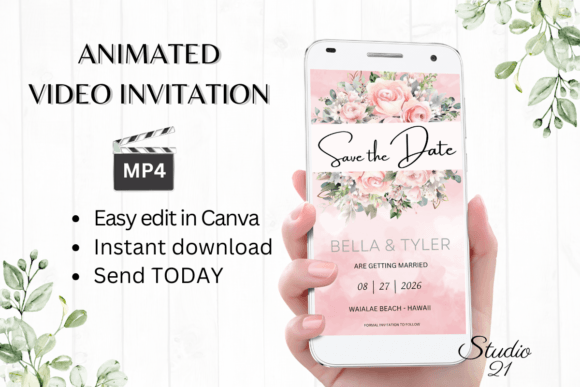 Effortless Elegance: Your Guide to the Pink Save the Date W2277