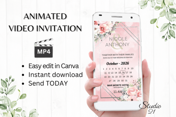 Elegant Pink Roses Wedding Invitation W8275B: A Designer's Review