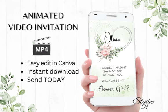 Exploring the Pink Roses Flower Girl Proposal W3278G Typeface