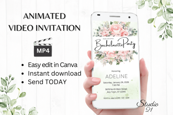 Pink Rose Bachelorette Party Evite: A Modern Solution for Celebrations
