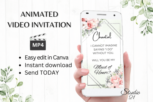Pink Rose Maid of Honor Proposal: Elevate Your Ask
